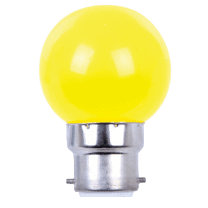 Ampoule couleur jaune B22