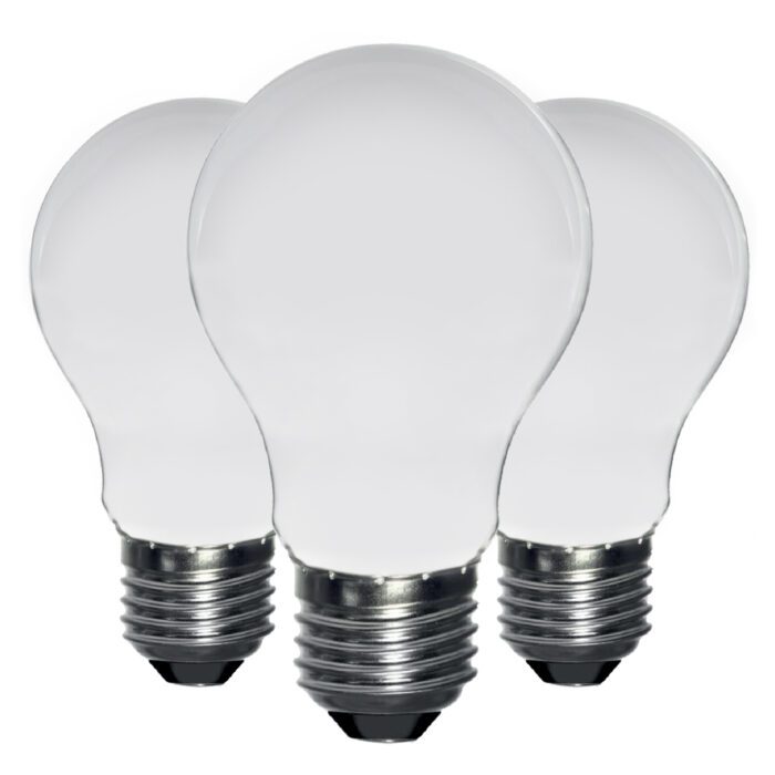 Lot de 3 Ampoules LED - 6,5W - E27 - 2 700 K